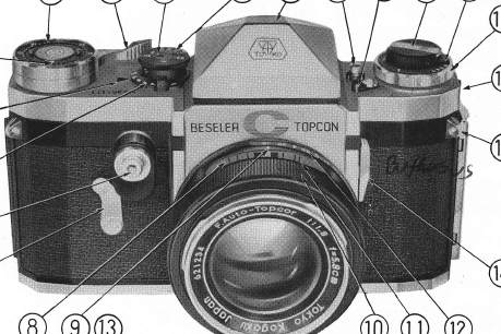 Beseler C Topcon camera
