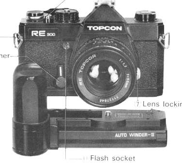 Beseler Topcon RE 300 camera