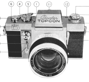 Beseler Topcon Super D camera