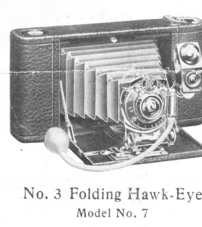 Blair Folding Hawk-Eye no. 3, model 7 camera