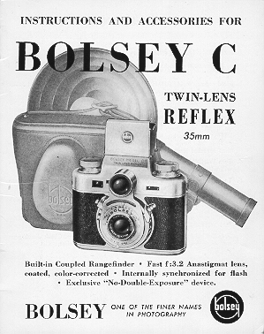 Bolsey C twin reflex camera