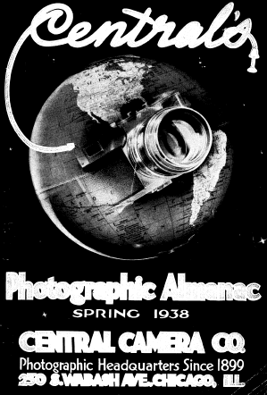 Central camera company 1938 booklet
