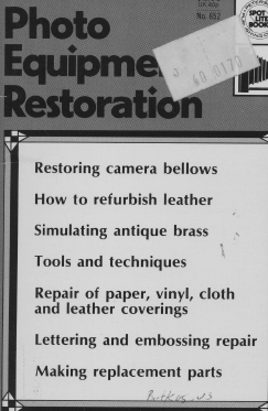 Photo Equipment Restoration