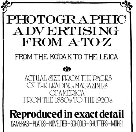 Photographic Advertising from A to Z