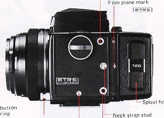 Bronica ETRS camera