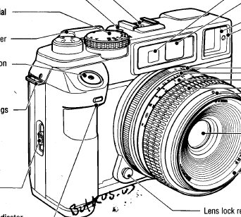 Bronica RF 645 camera