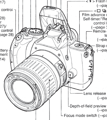 Canon Rebel Ti instruction manual, Canon 300 V user manual, free