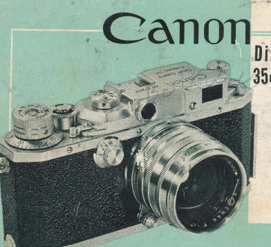 Canon rangefinder camera