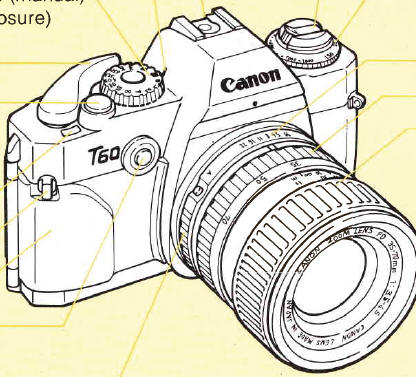 Canon t-60 camera