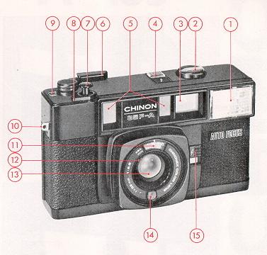 Chinon 35F camera