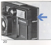 Chinon Intrafocus 35F-MA camera
