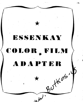 ESSENKAY Color Film Adapter