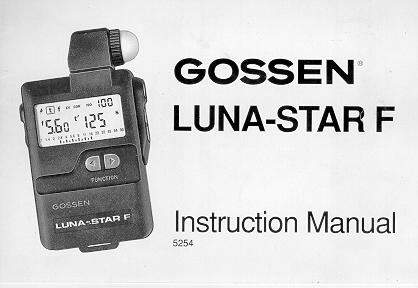 Gossen Luna-star F light meter