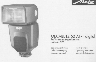 Metz Mecablitz 50 AF-1 flash