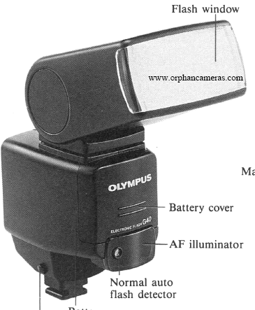 Olympus G40 Electronic Flash