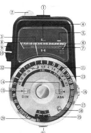 Prinz DX-1 Supersensitive Exposure Meter