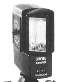 Sunpak Auto 411 flash units