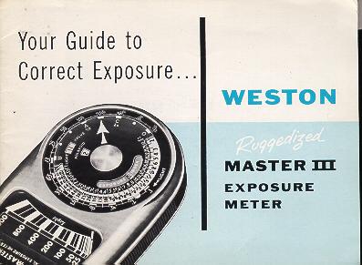 Weston Master III Meters