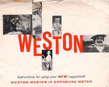 WESTON MASTER IV Meters