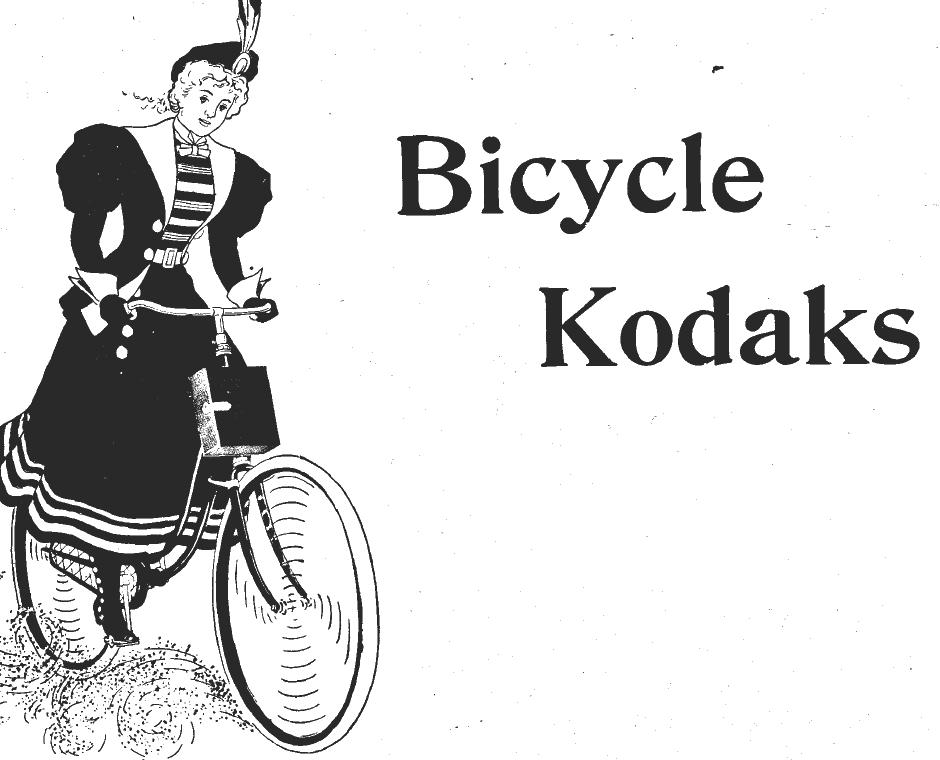 Bicycle Kodaks cameras