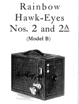 Kodak Rainbow Hawk-eye 2 and 2A Model B camera