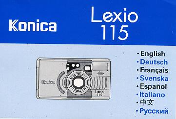 Konica Lexio 115 camera