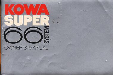 Kowa Super 66 camera