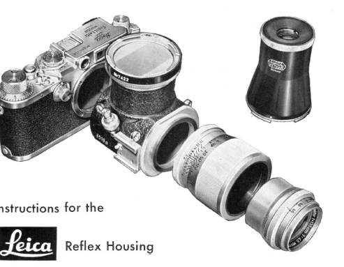 Leica Reflex housing booklet
