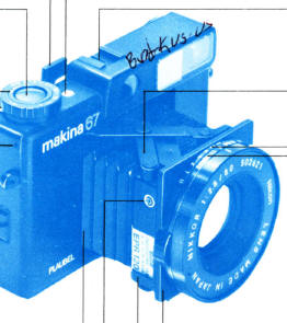 Makina Plaubel 67 camera