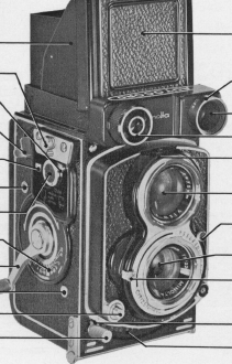 Minolta Autocord III Cds TLR camera