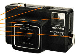 Minolta Autopak 600-X camera