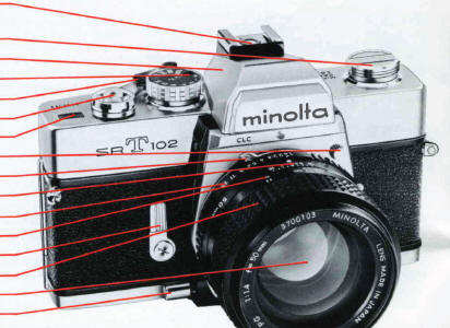 Minolta SR-T 102 camera