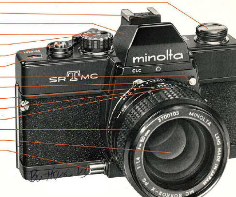 Minolta SR-T MC camera