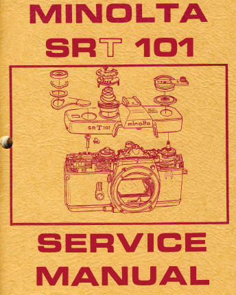 Minolta SRT 101 service manual