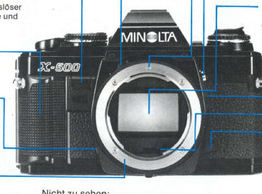Minolta X-500 camera