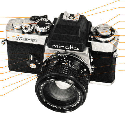 Minolta XE-5 camera