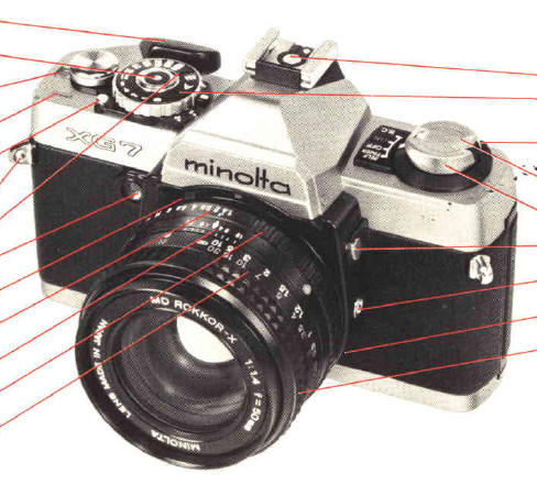 Minolta XG-7 camera