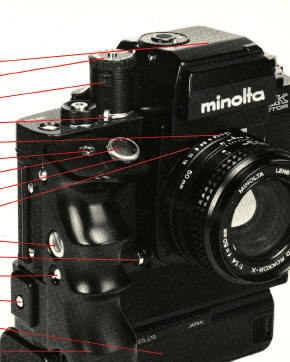 Minolta XK motor camera