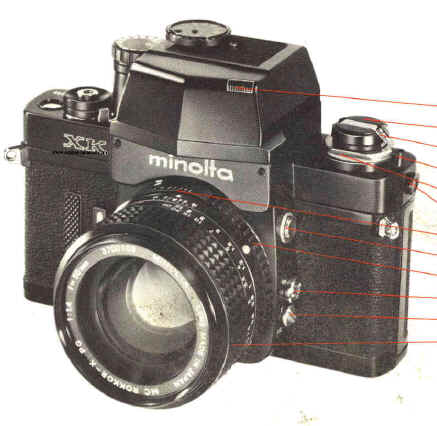 Minolta XK camera