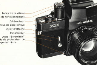 Minolta XM camera mode d'emploi
