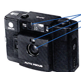 Minolta AF-C Point and Shoot camera