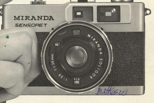 MIRANDA SENSORET camera