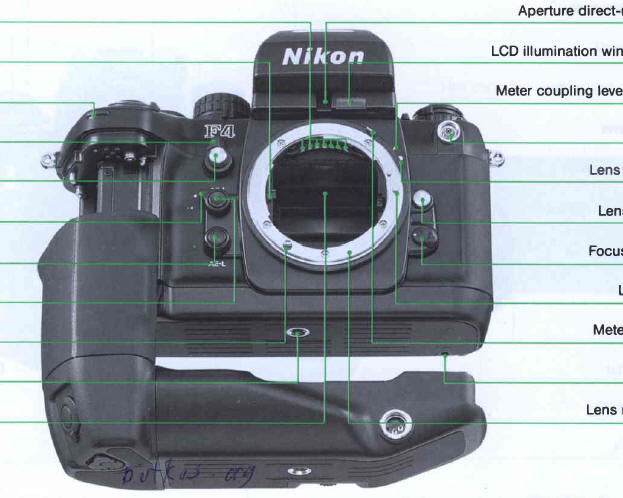 Nikon F4 camera