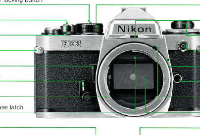 Nikon FE2 camera