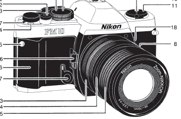Nikon FM10 camera