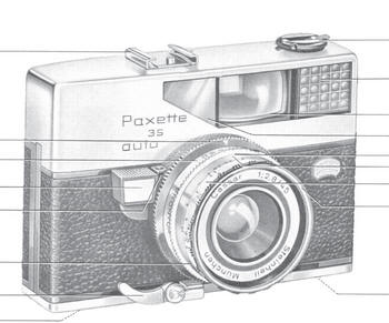 Braun Paxette 35 Auto camera