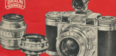 Braun Paxette II M camera
