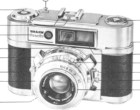 Braun Paxette Super II L camera