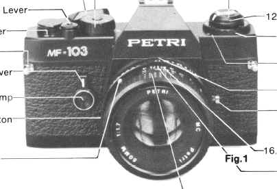 Petri MF-103 camera