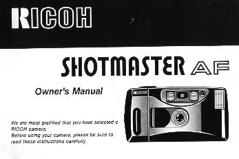 Ricoh Shotmaster AF camera
